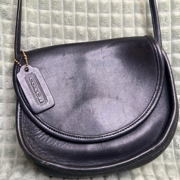 RARE Vintage Black Coach Casey 9923 Mini Crossbody Bag y2k 90s Purse - Picture 2 of 9
